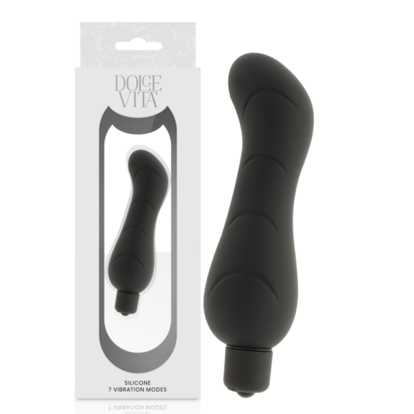 Dolce Vita - G-SPOT Vibrador silicona negro - Imagen 4