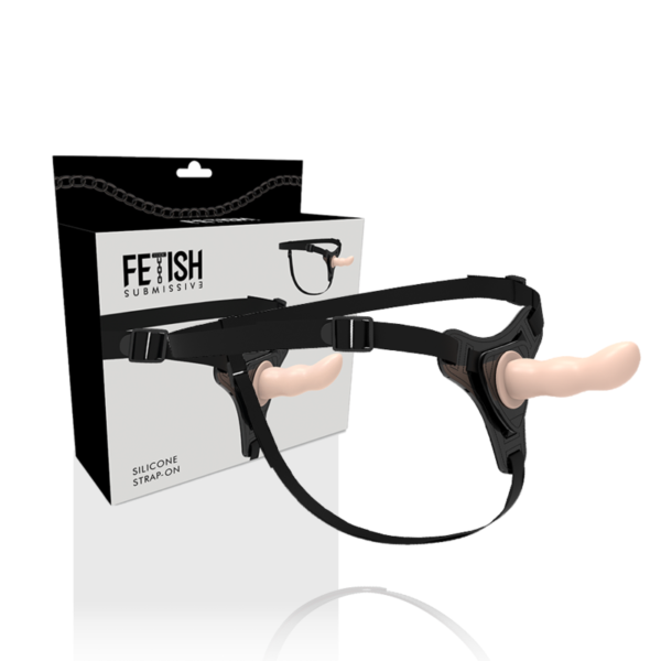 Fetish Submissive Harness - Silicona Flesh  G-SPOT 12.5cm - Imagen 5