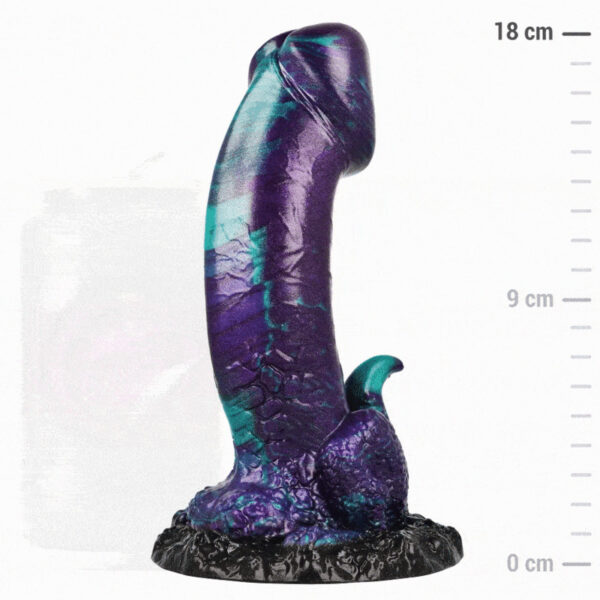 Epic - Basilisk dildo doble placer escamoso tamaño pequeño