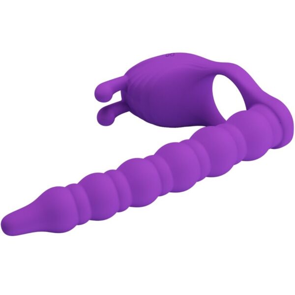 Pretty Love - Blackney anillo pene con plug vibrador lila - Imagen 3