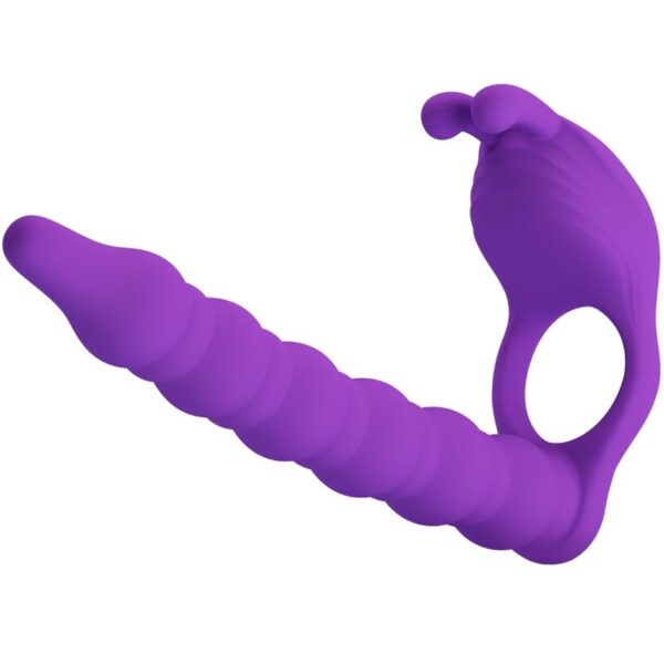 Pretty Love - Blackney anillo pene con plug vibrador lila - Imagen 5
