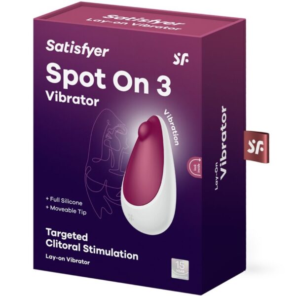 Satisfyer - Spot ON 3 Estimulador de clítoris rojo - Imagen 5