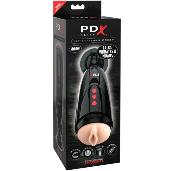 PDX Elite - Dirty talk starter stroker masturbador vagina - Imagen 3