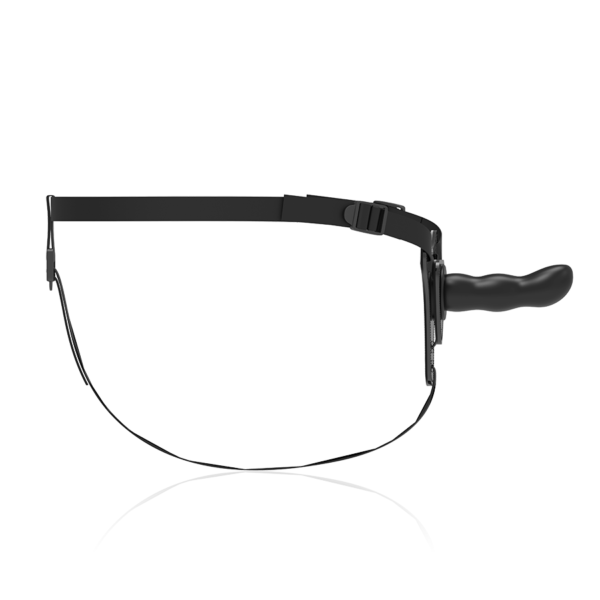 Fetish Submissive Harness - Silicona Negro G-SPOT 16cm - Imagen 3