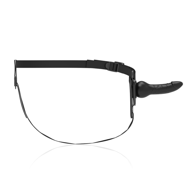 Fetish Submissive Harness - Silicona negro realistic 16cm - Imagen 3