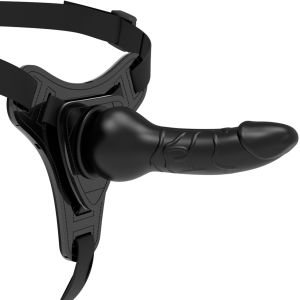 Fetish Submissive Harness - Silicona negro realistic 16cm