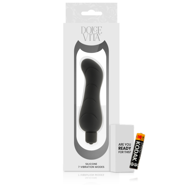 Dolce Vita - G-SPOT Vibrador silicona negro - Imagen 6