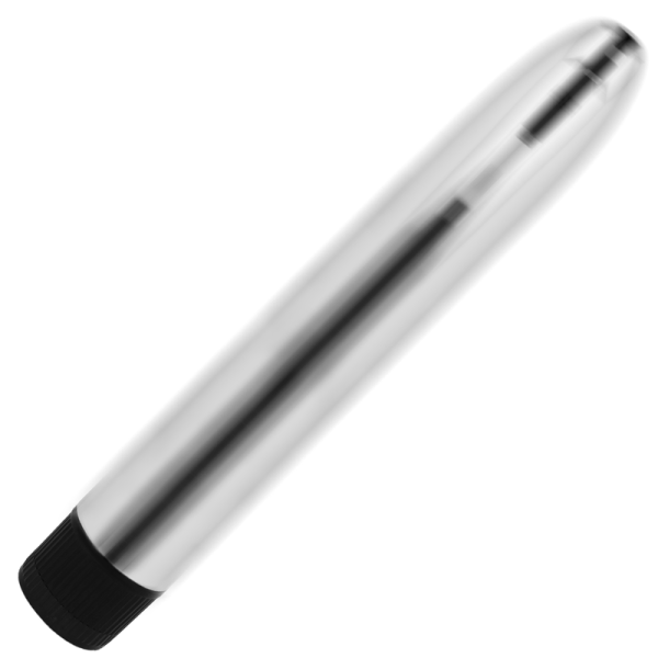 OHMAMA - VIBRADOR CLASICO SILVER 17.5 CM - Imagen 2