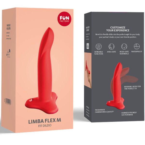 FUN FACTORY - LIMBA CONSOLADOR FLEXIBLE ROJO TALLA M - Imagen 5