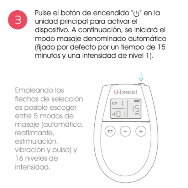 500 COSMETICS - U BREAST AUMENTO PECHOS ELECTROESTIMULACION - Imagen 4