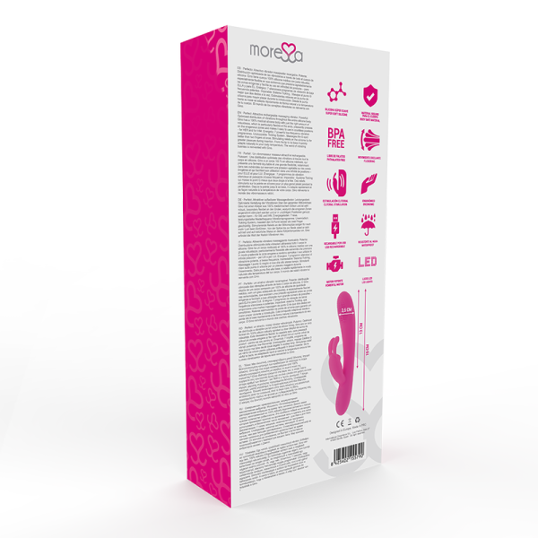 MORESSA - GINO TICKLING VAGINAL PREMIUM SILICONE RECARGABLE - Imagen 5