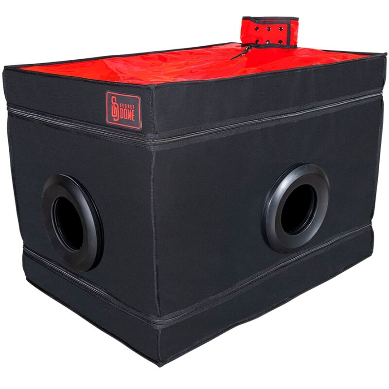 SECRET DOME - KINK CLUB LA NICHE CABINA  NEGRO  ROJO